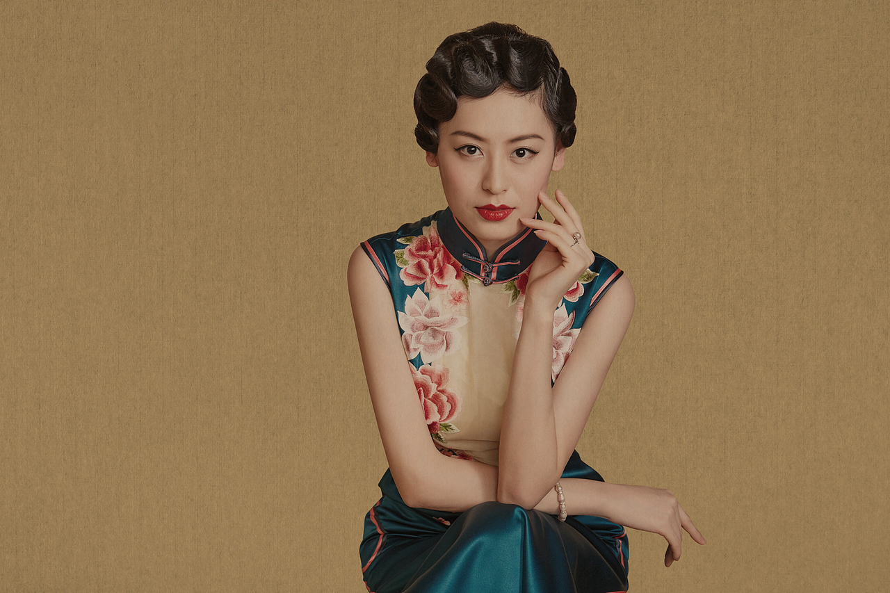 服装拍摄-某品牌旗袍礼服-中国风-新文人画摄影（第二弹）