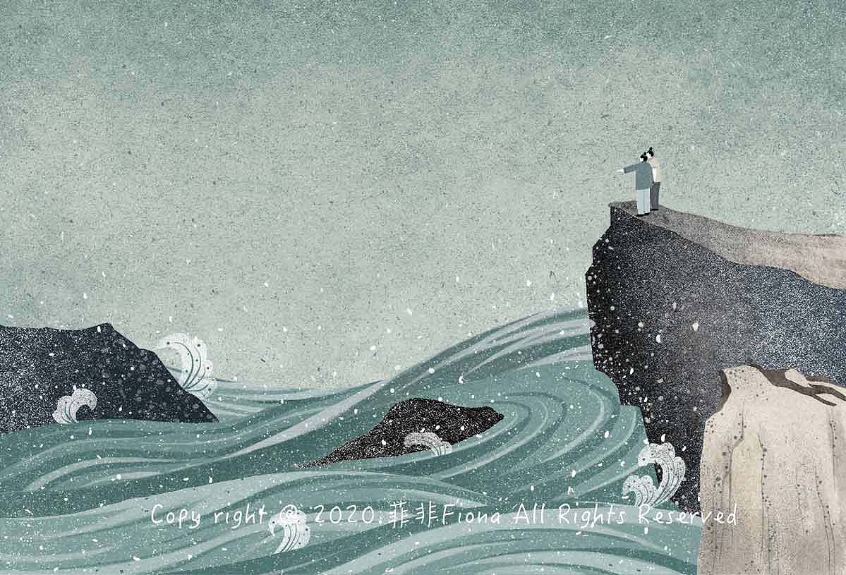 一组关于古诗词的插画