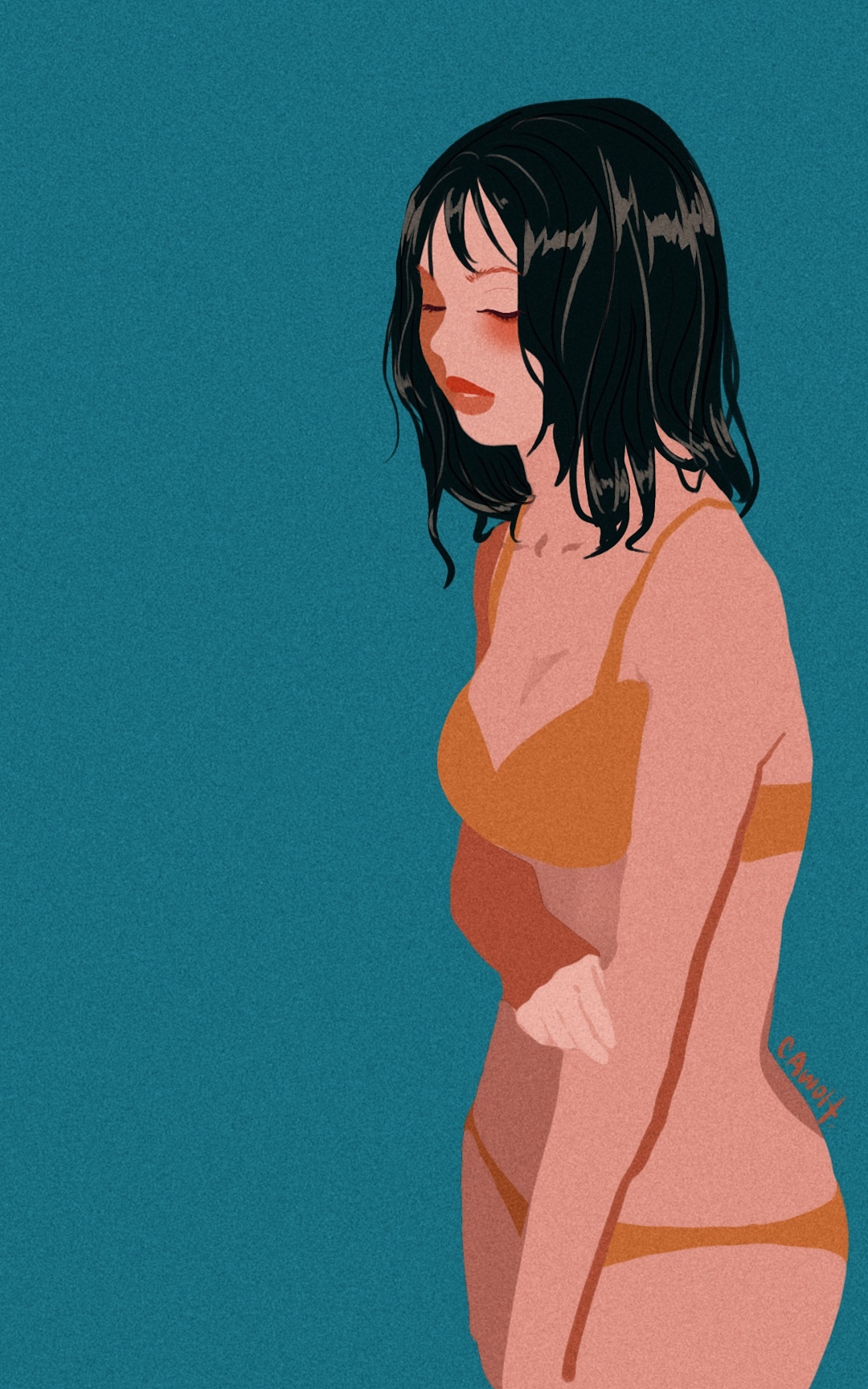 夏（图ZMjMyMjc0NTI0） - 艺术插画 - 站酷设计师CAwolf原创素材 - 站酷ZCOOL