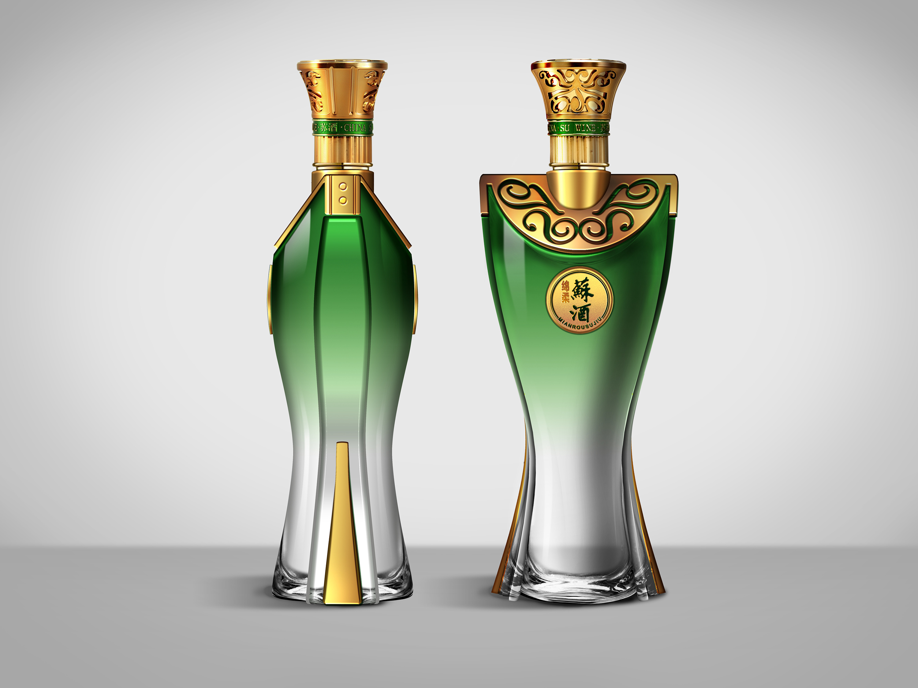 绵柔苏酒(翠苏)包装设计|平面|包装|智慧猫创意