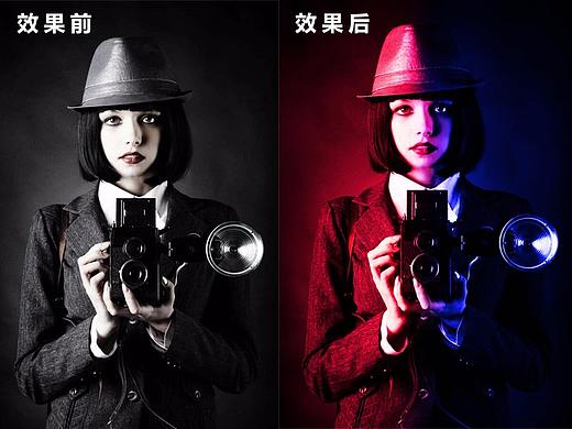 PhotoShop免费教程：深沉暗色系海报制作