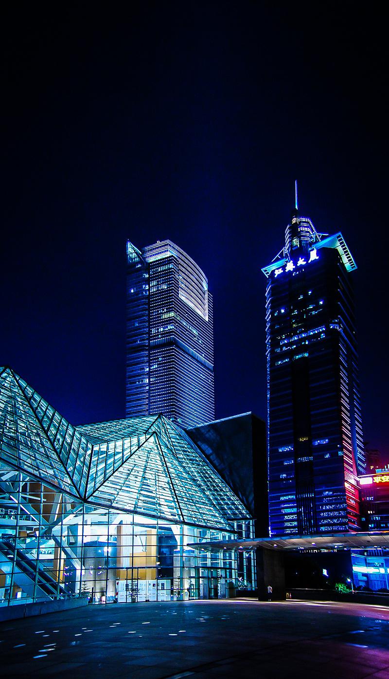 深圳市民中心图片夜景图片