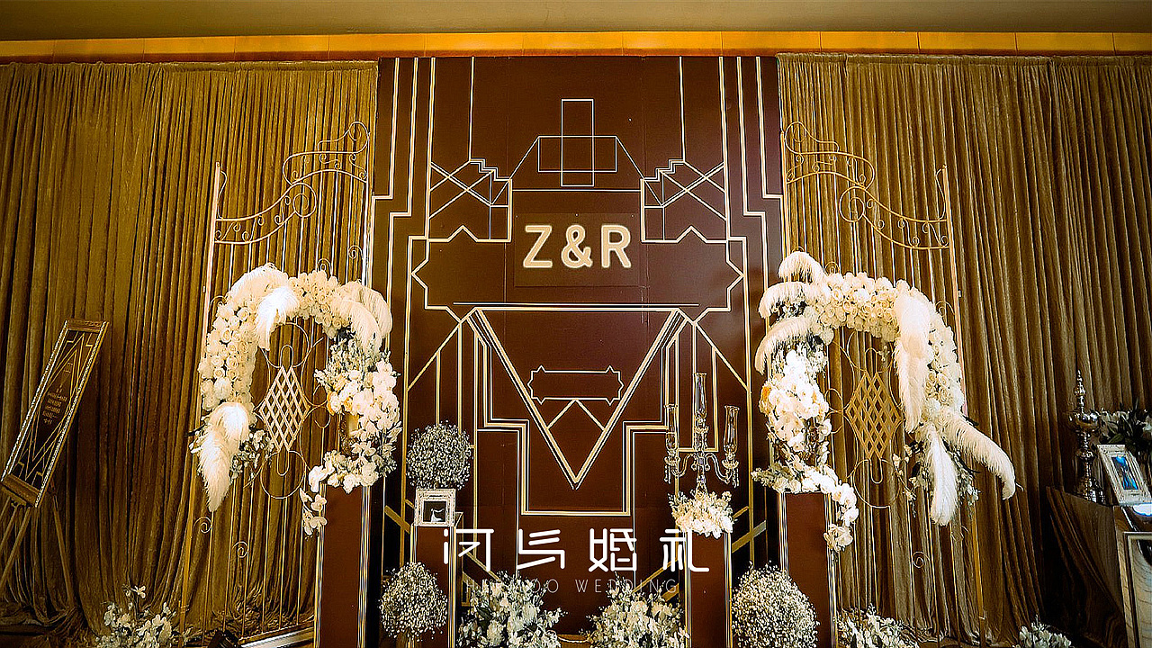 河马婚礼｜复古巴洛克婚礼（咖啡色＋金色＋白色）（图ZMTM3NDY4NjY4） - 人文/纪实摄影 - 站酷设计师河马婚礼原创素材 - 站酷ZCOOL