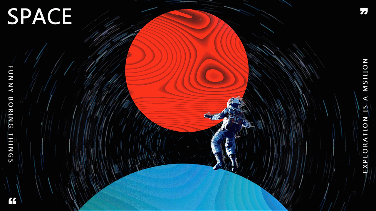 动态海报-【SPACE】（图ZMTQzNTc5OTM2） - 海报 - 站酷设计师GLaD0S原创素材 - 站酷ZCOOL