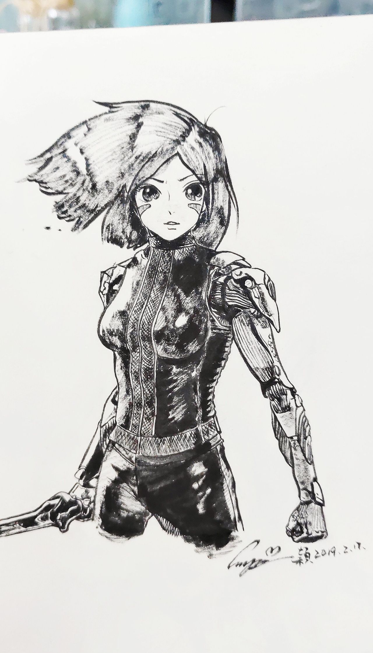 《梦紫》手绘立体树脂画《秋思》云游江山图标签铳梦阿丽塔作品信息