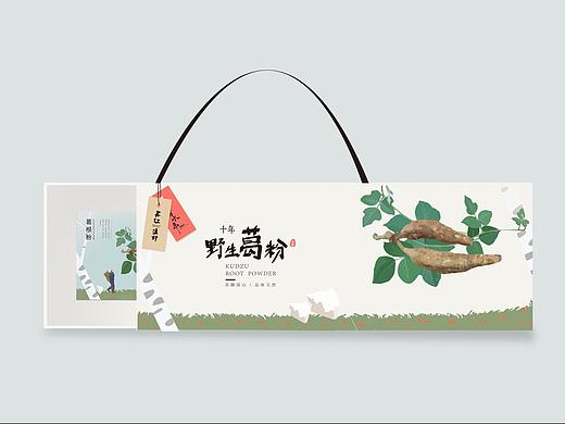 无形线设计-葛根粉农产品包装设计（二）
