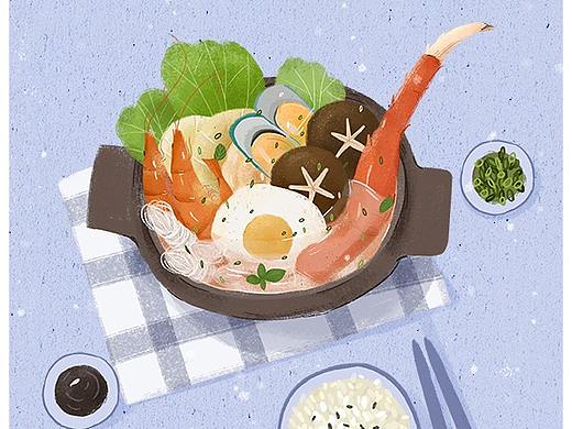 美食插画练习