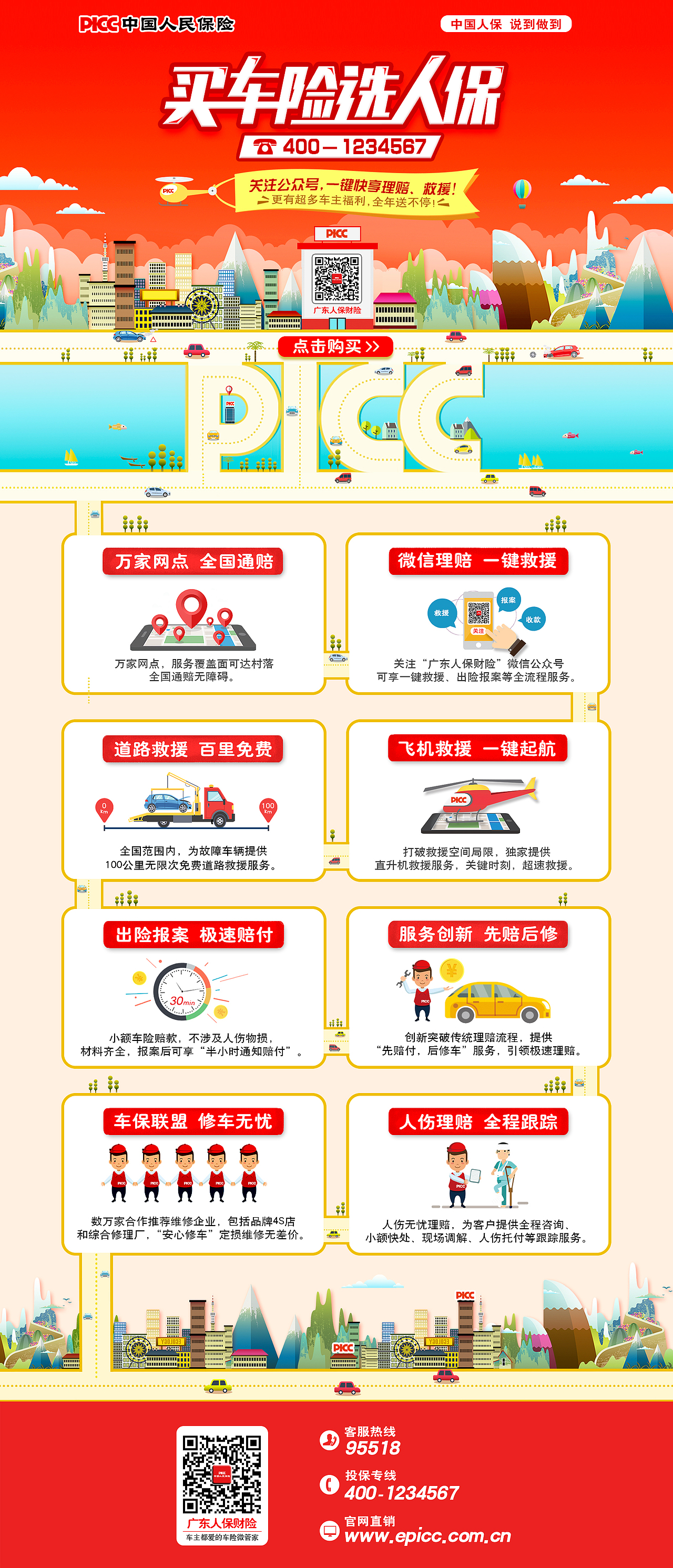 PICC“五大卖点”创意合成海报（图ZMTQzNzI5MTQw） - 海报 - 站酷设计师林今夕原创素材 - 站酷ZCOOL
