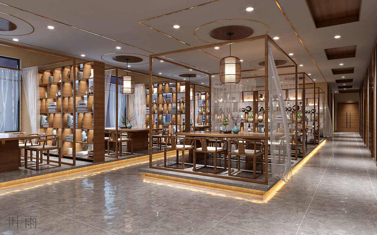 新中式餐厅-工装