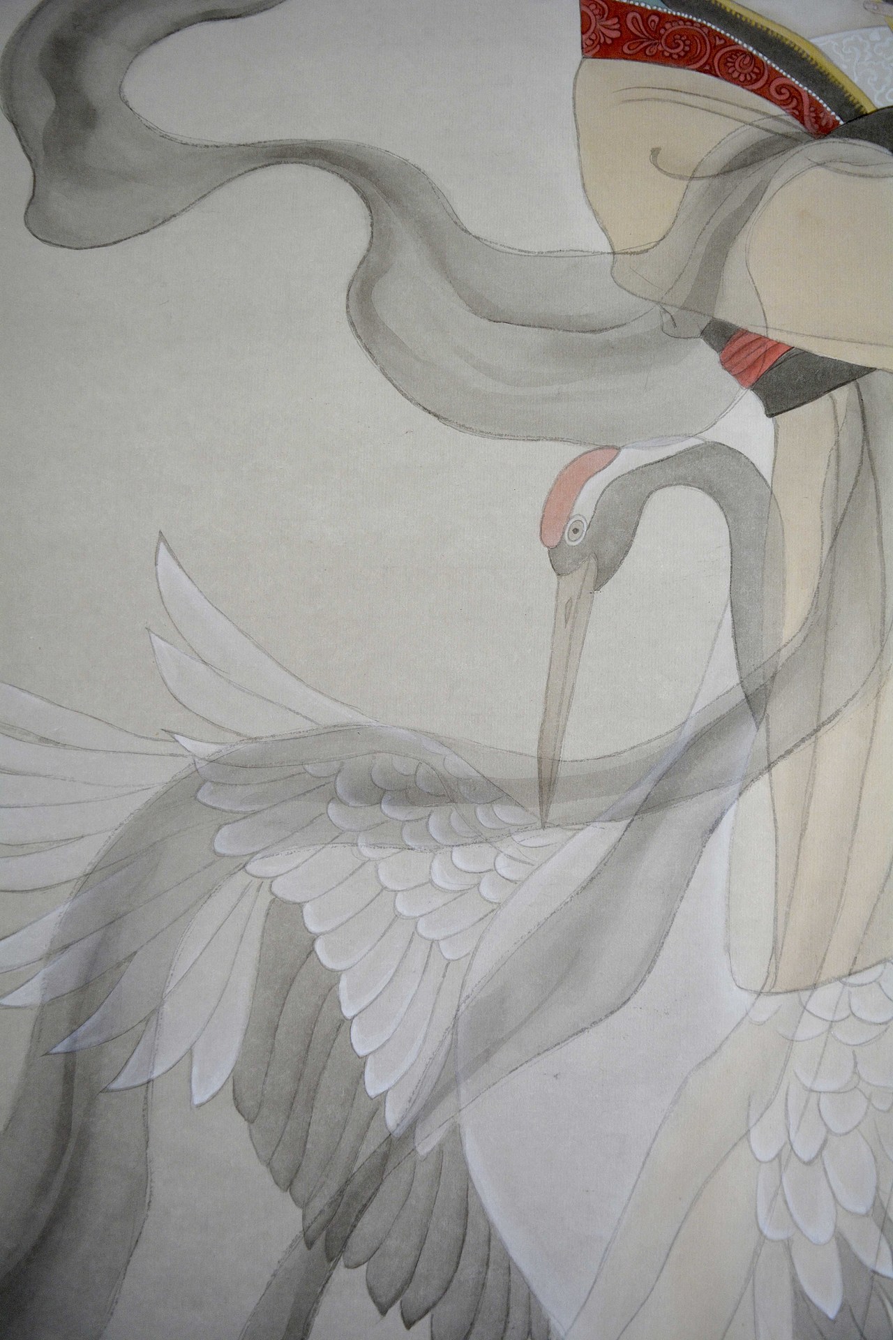 鹤舞（图ZODExNjQzMTY=） - 绘画 - 站酷设计师ruby可可原创素材 - 站酷ZCOOL