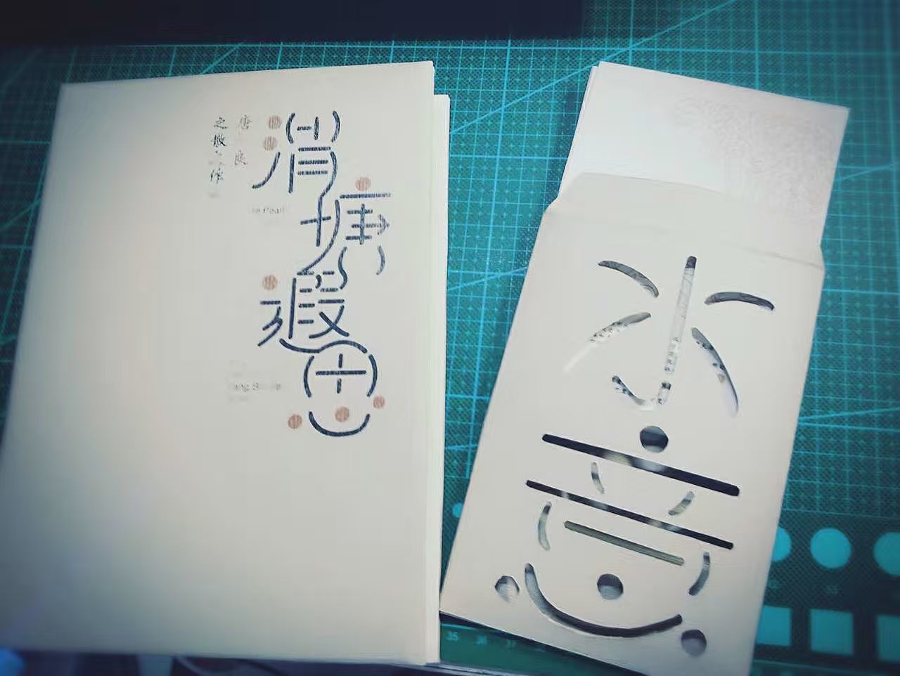 《渭塘遐思》创意镂空书籍设计(课程练习作业)