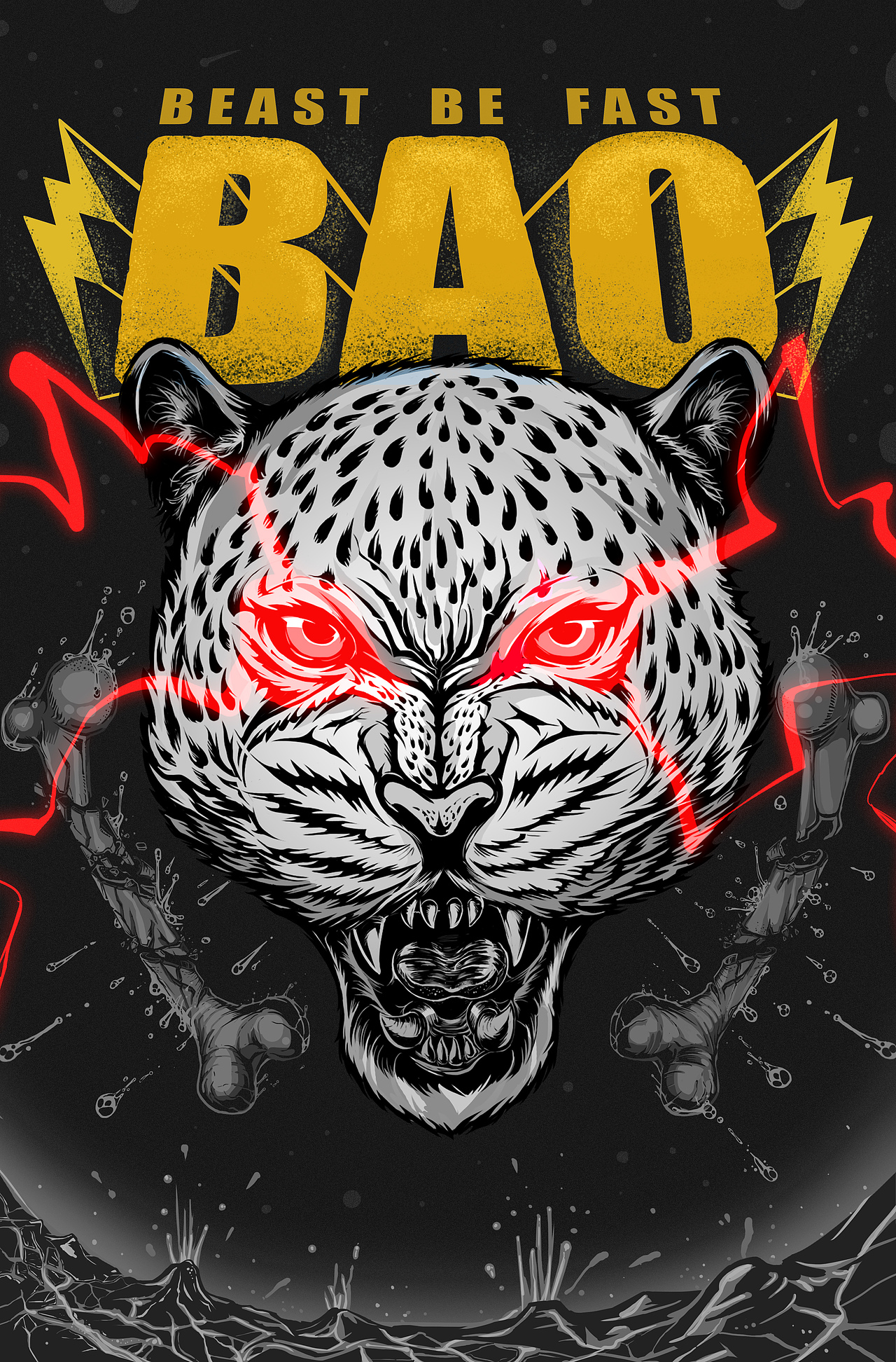 BAO!（图ZMTk3NjU3ODky） - 新锐潮流插画 - 站酷设计师小磨王Kai原创素材 - 站酷ZCOOL