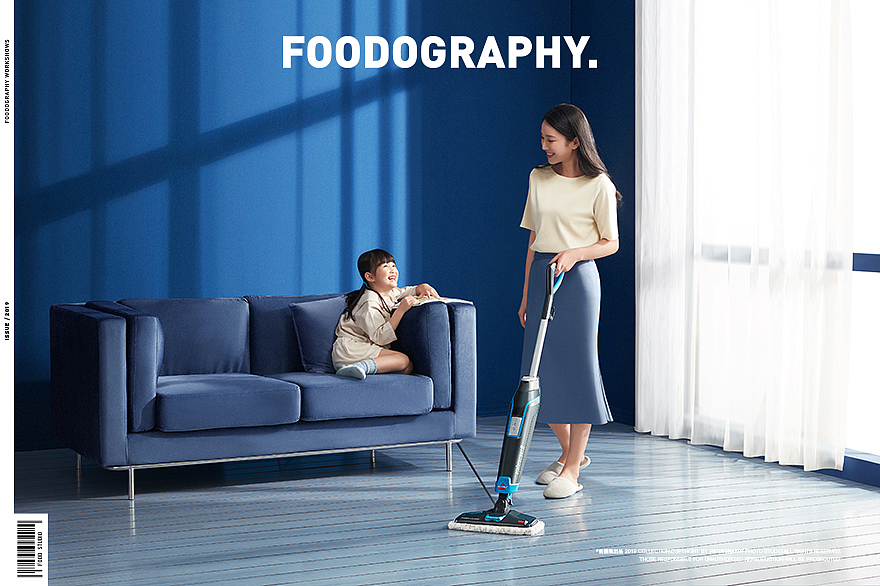 小家电摄影 | 必胜高温蒸汽拖把 ✖ foodography