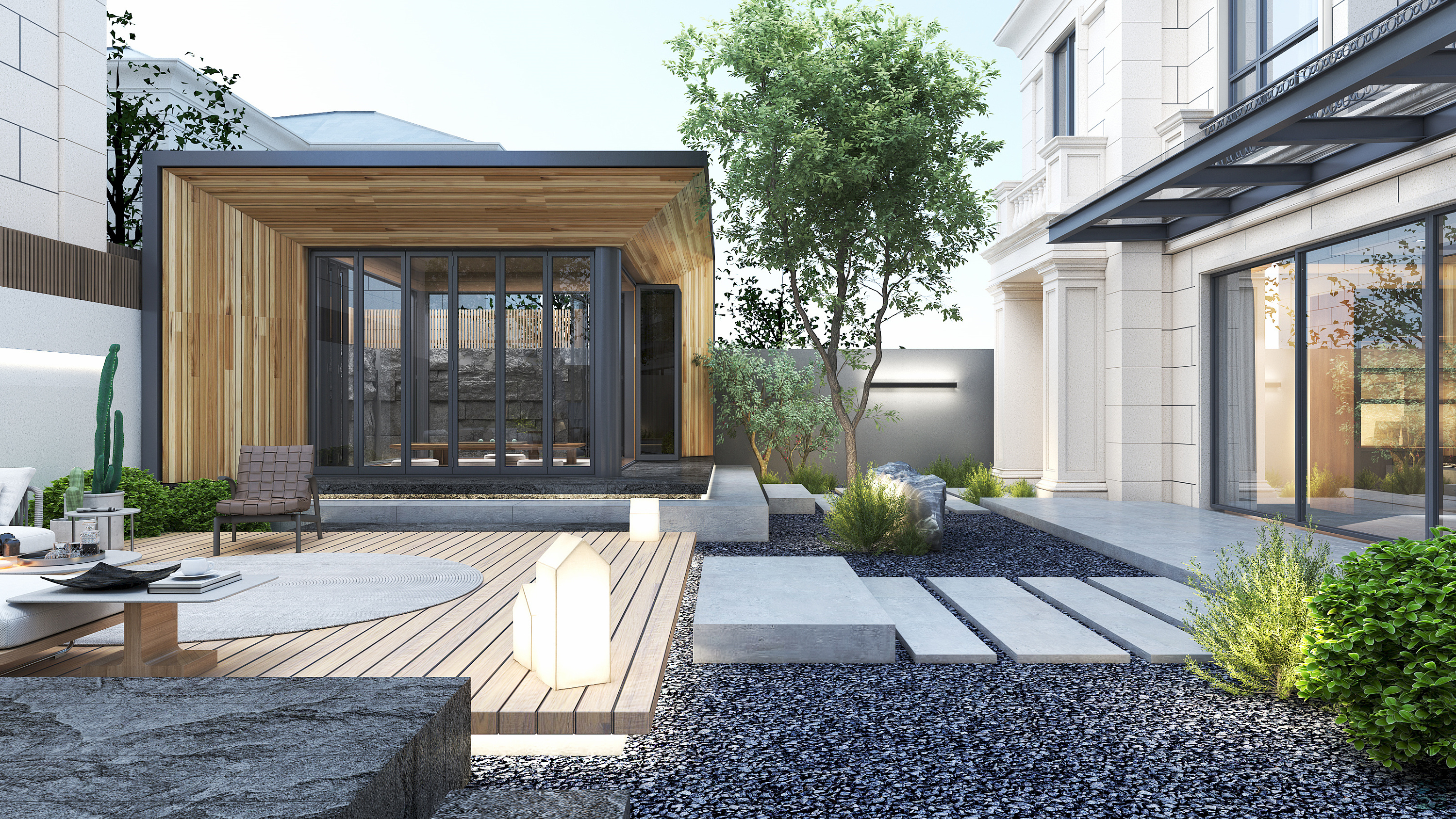 别墅——庭院外景