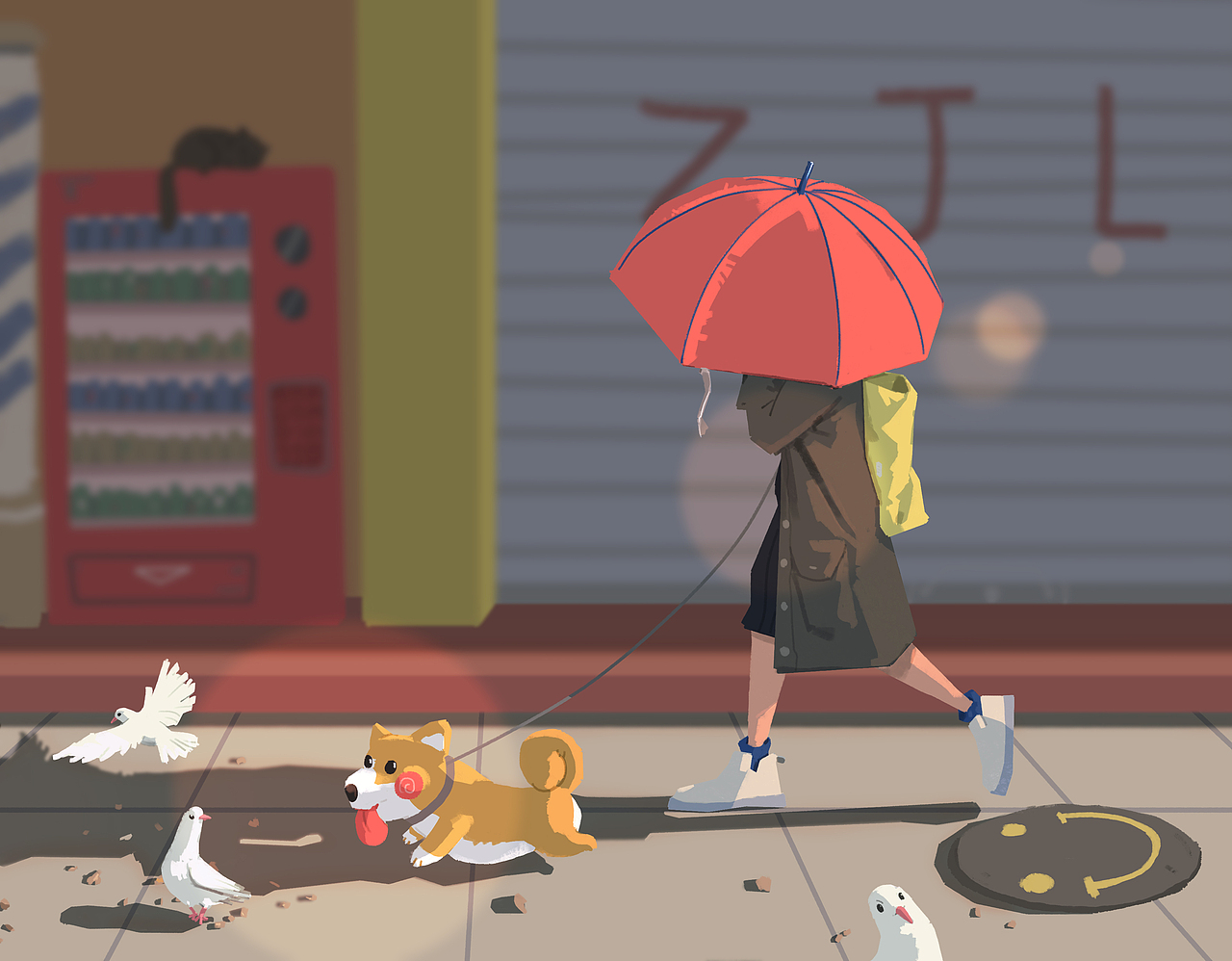 插画速涂（图ZMTg1NTc3NTky） - 创作习作 - 站酷设计师小了个林原创素材 - 站酷ZCOOL