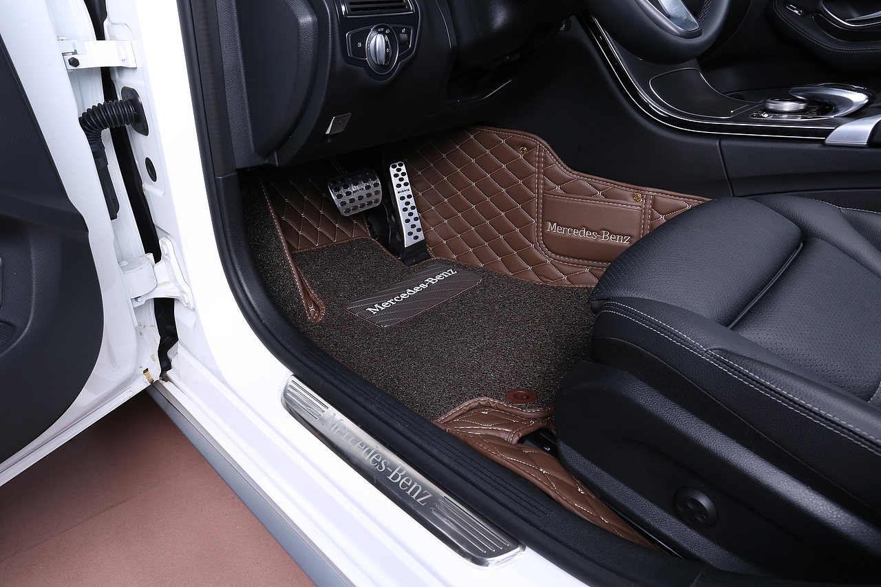 汽车脚垫拍摄 奔驰专用脚垫拍摄 原图无修