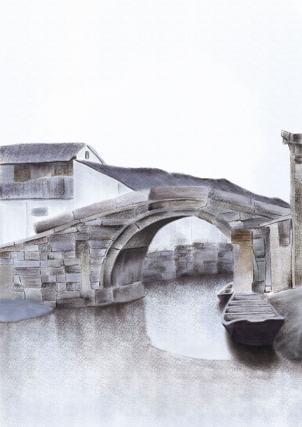 水墨风景画
