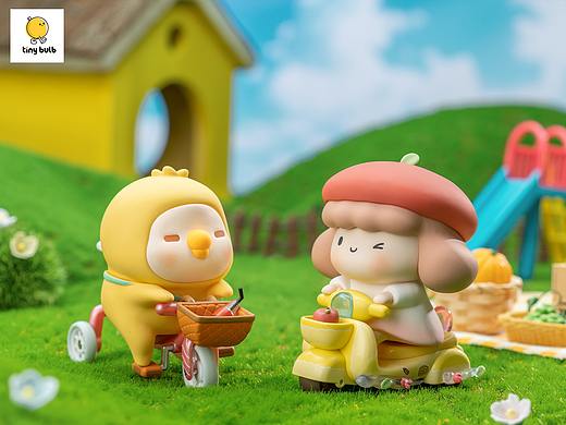 盲盒摄影 胖滚家族 一起去郊游吧 名创优品 盲盒拍摄