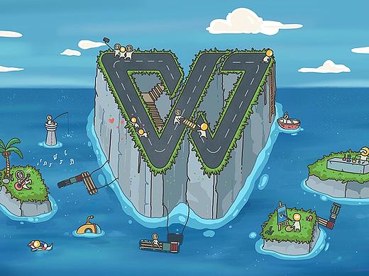 创意点亮办公美学-在探索的道路上（个人主页-ZNTQ0NjY2OTY=） - 图案 - 站酷设计师吴彩熊原创素材 - 站酷ZCOOL