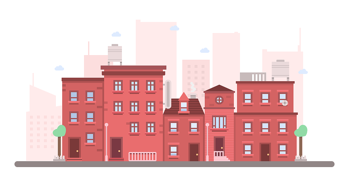 城市主题插画