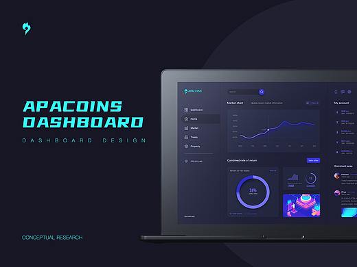 APACOINS——Dashboard（个人主页-ZNDI3ODAwNzI=） - 软件界面 - 站酷设计师Apache_原创素材 - 站酷ZCOOL