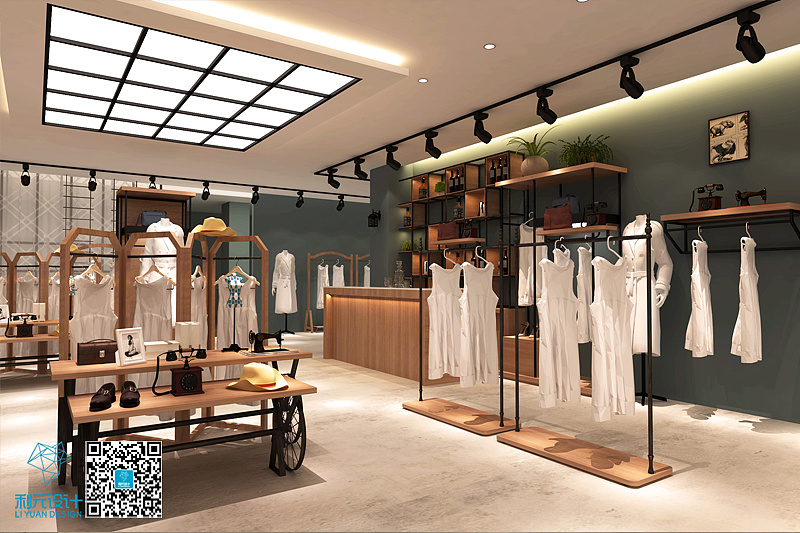 深圳专卖店设计服装品牌店面设计
