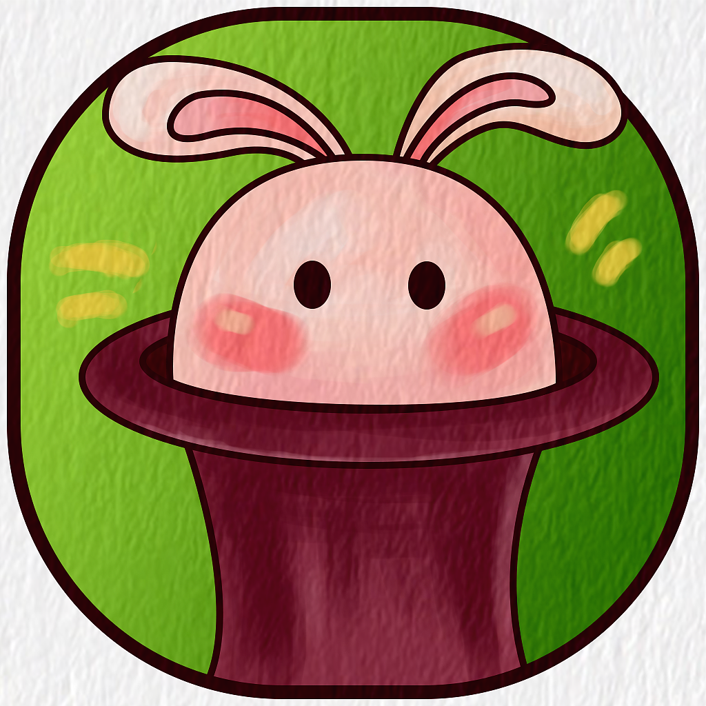 手绘小兔子icon|ui|图标|花生酥糖_原创作品-站酷zcool