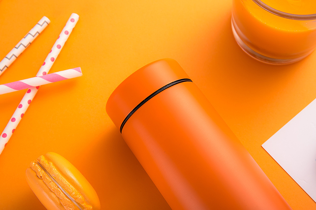 麦科保温杯商务女士304不锈钢淘宝静物拍摄