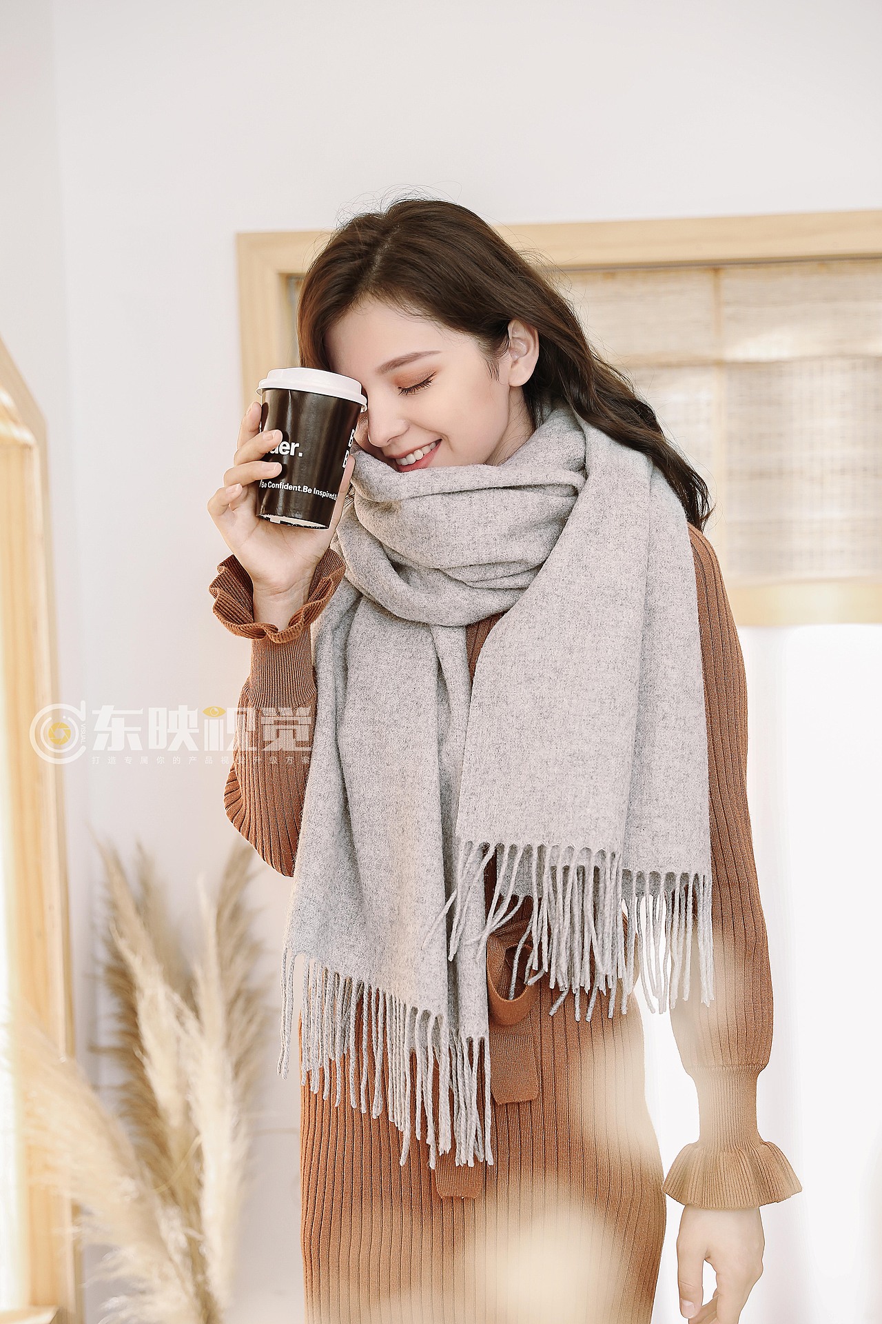 围巾拍摄