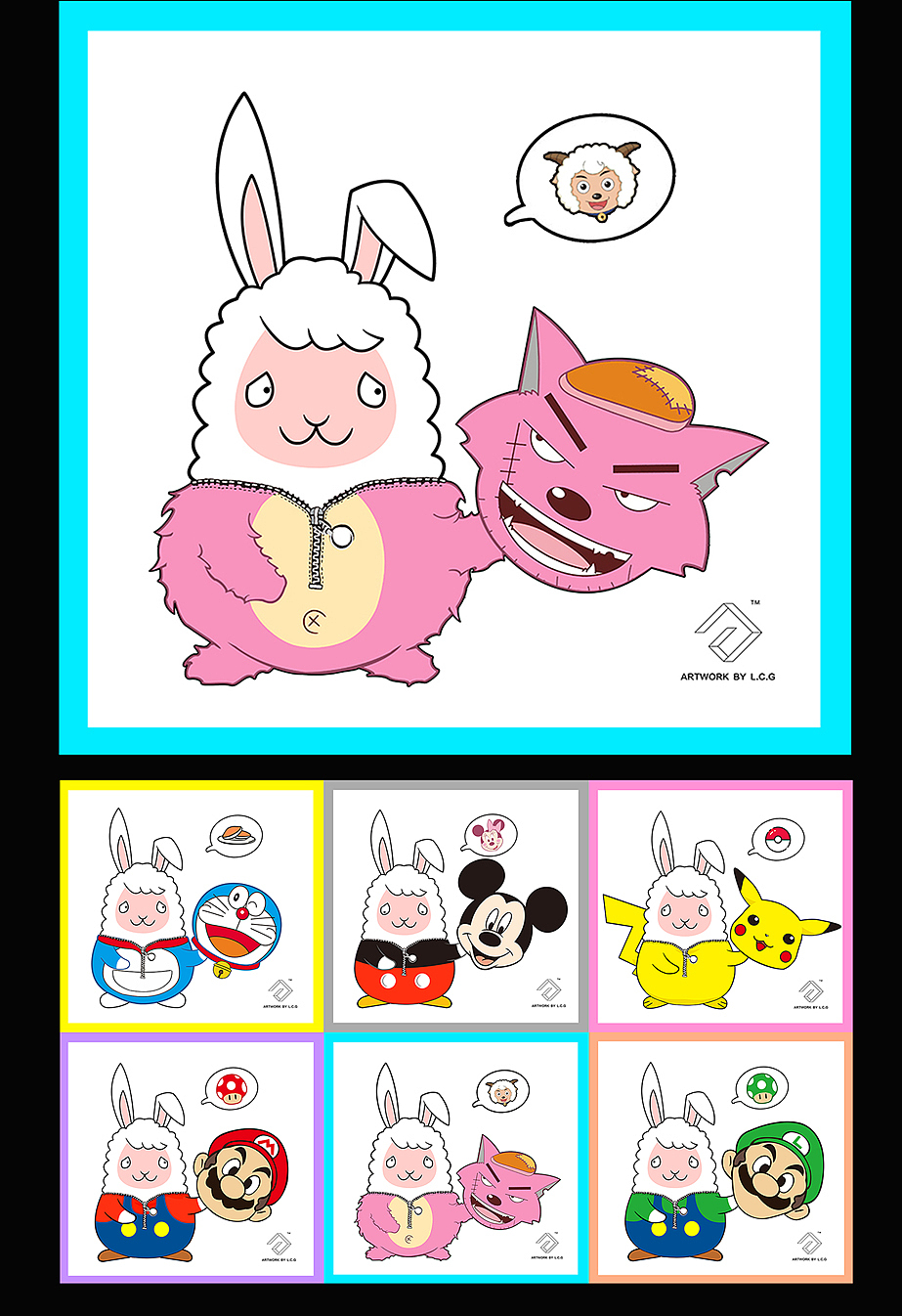 品牌logo/vi设计 玛尼兔吉祥物设计 插画设计（图ZODMyNzg5OTI=） - 品牌 - 站酷设计师鲤城纲原创素材 - 站酷ZCOOL