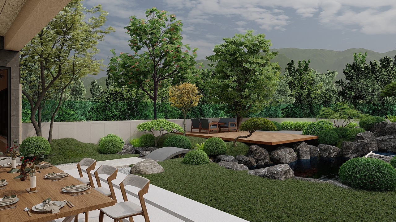 一方水土（图ZMjQ2MzkwMjUy） - 景观设计 - 站酷设计师画941原创素材 - 站酷ZCOOL