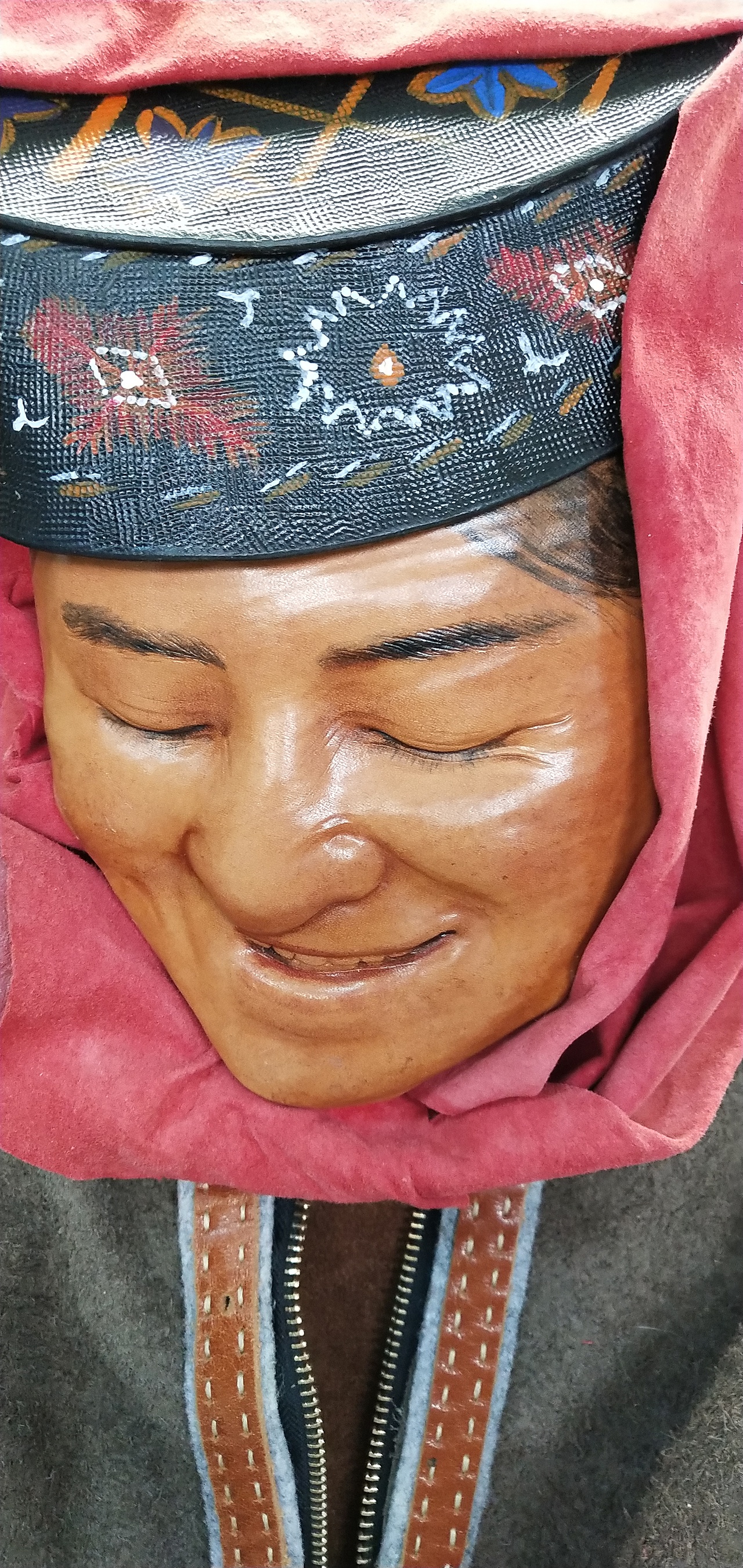 牛皮雕塑作品《绣》系列一（图ZMjY4NDYwNDgw） - 其他手工艺 - 站酷设计师孟璐璐V原创素材 - 站酷ZCOOL