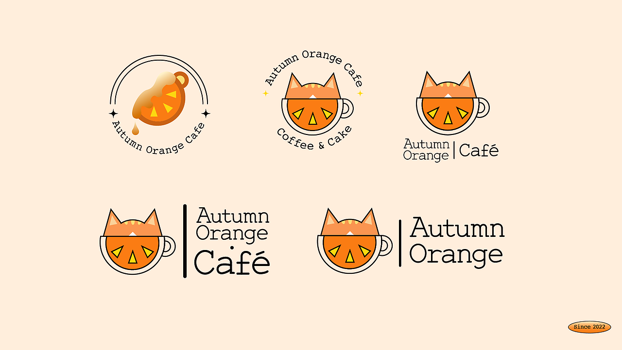 秋橘CAFE｜咖啡VI提案（图ZMjkxNjM3MDY4） - 品牌 - 站酷设计师小y不吃糖原创素材 - 站酷ZCOOL