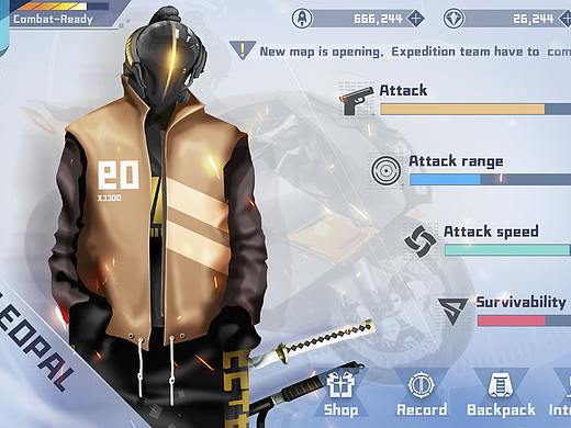 末世【練習(xí)】（個人主頁-ZNDk3MjIzNDg=） - 游戲UI - 站酷設(shè)計師粒粒有米原創(chuàng)素材 - 站酷ZCOOL