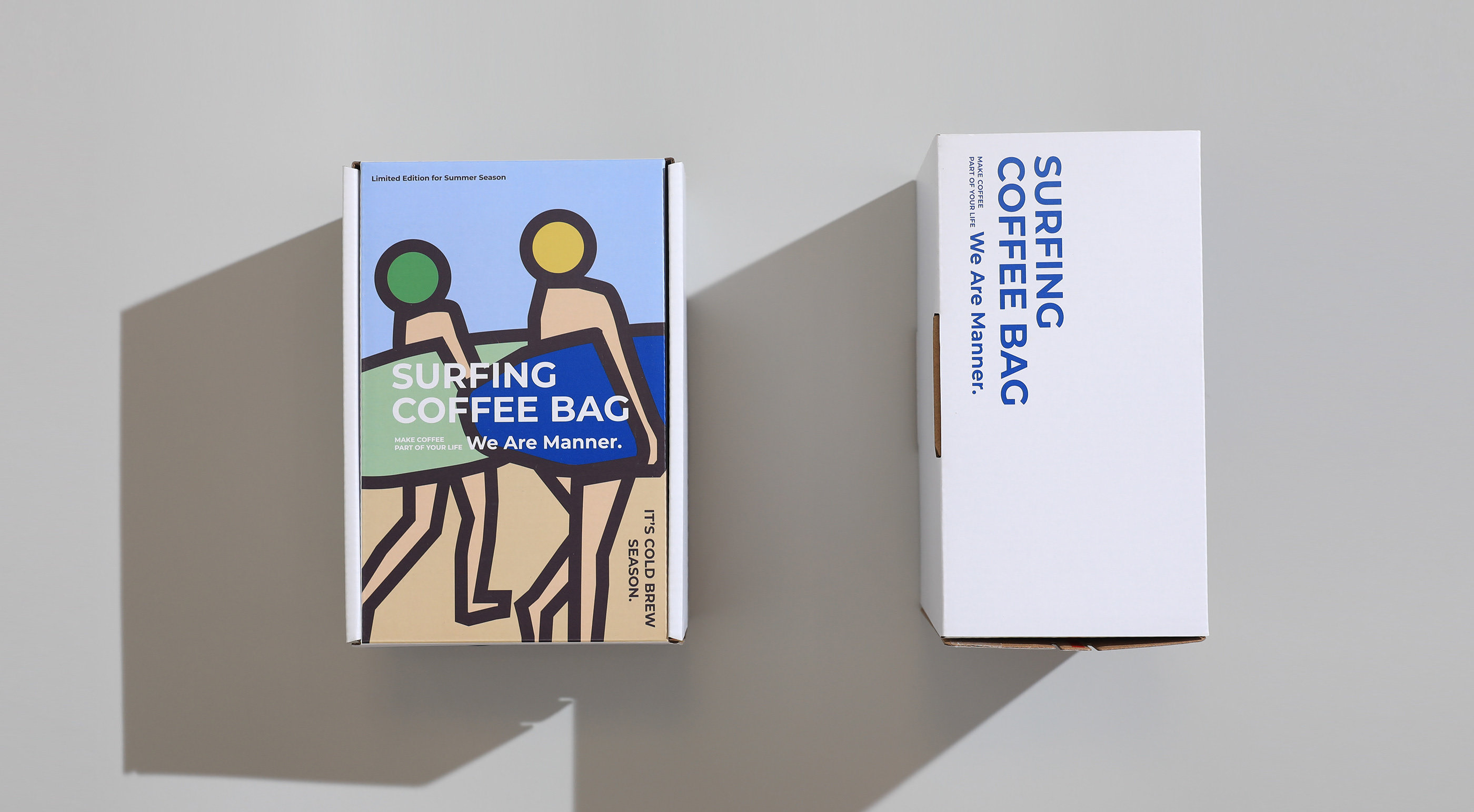 manner coffee 咖啡冲浪包 咖啡冷泡包 包装设计
