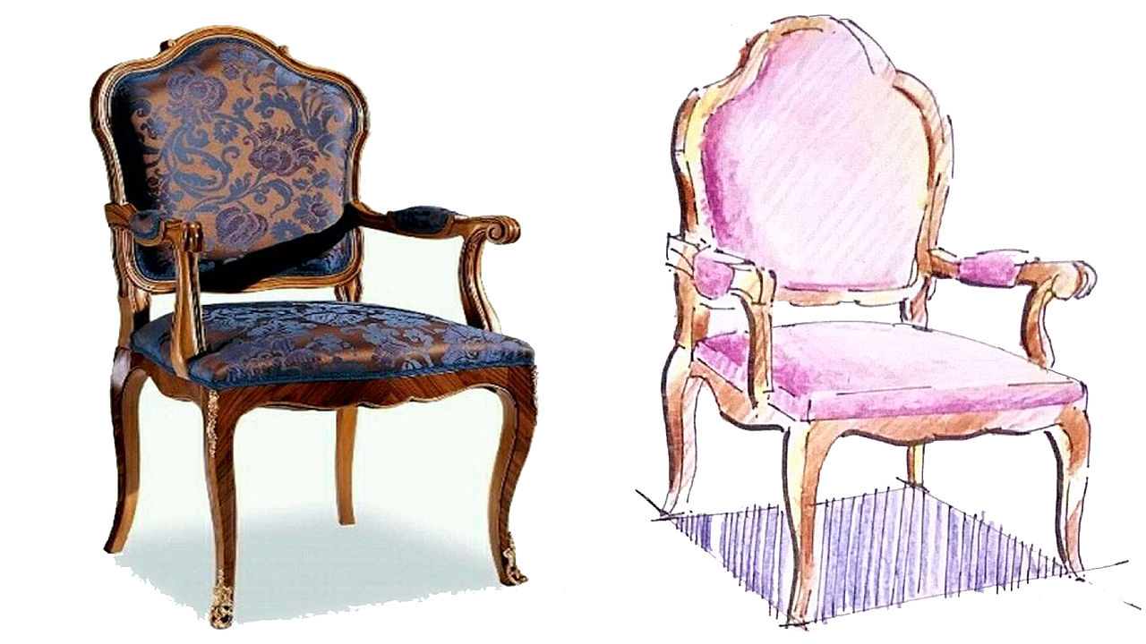 手绘家具快速表现(内附实景图参照)