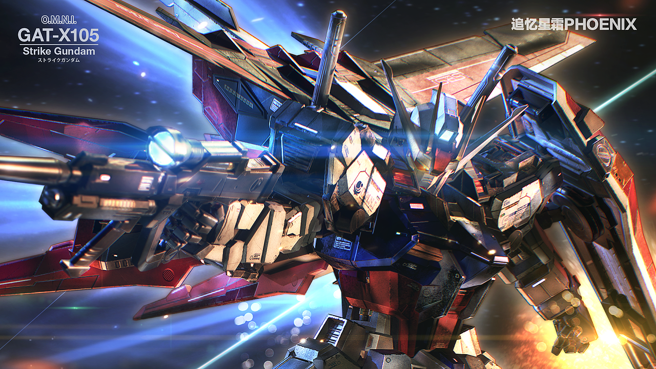 pbr流程完全重制强袭高达空装翔翼型