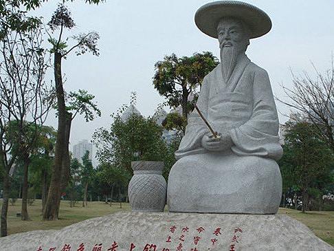 历史名人姜子牙人物主题雕塑定制加工