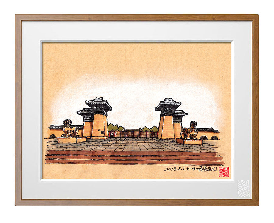 邯郸建筑系列手绘【15】（图ZMTEzMzMyNDQ4） - 绘画 - 站酷设计师画设计原创素材 - 站酷ZCOOL