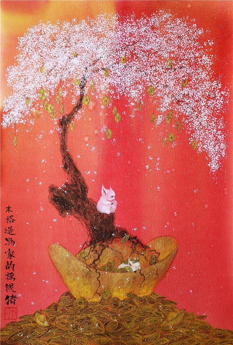 【搖錢豬——木格造物】