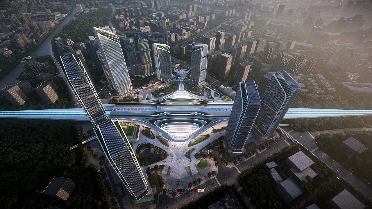 | -Aedas City- | 极速Lumion动画（图ZMjU4NjIyOTQ0） - 建筑/空间 - 站酷设计师BEEHIVE_唐原创素材 - 站酷ZCOOL