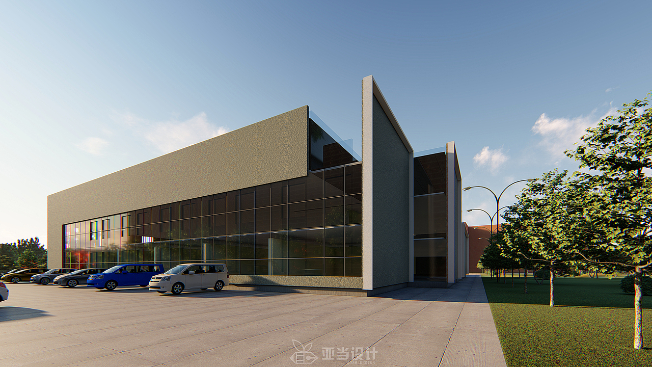 教学楼模型及效果图