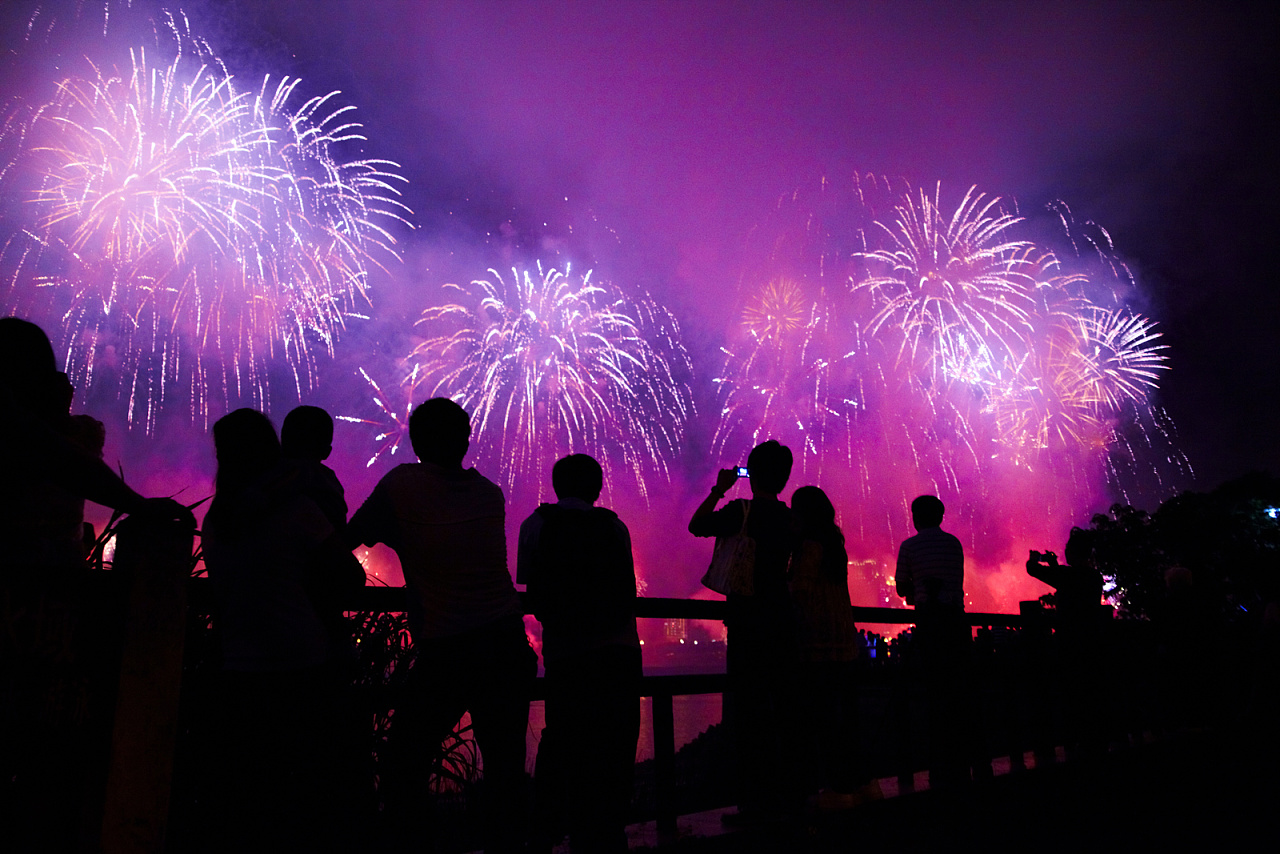 2011福州518海交会焰火表演