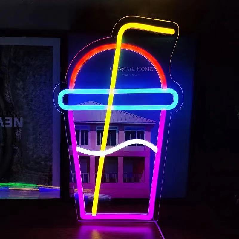 美陈灯饰画.霓虹灯造型灯.个性化定制户外艺术造型灯