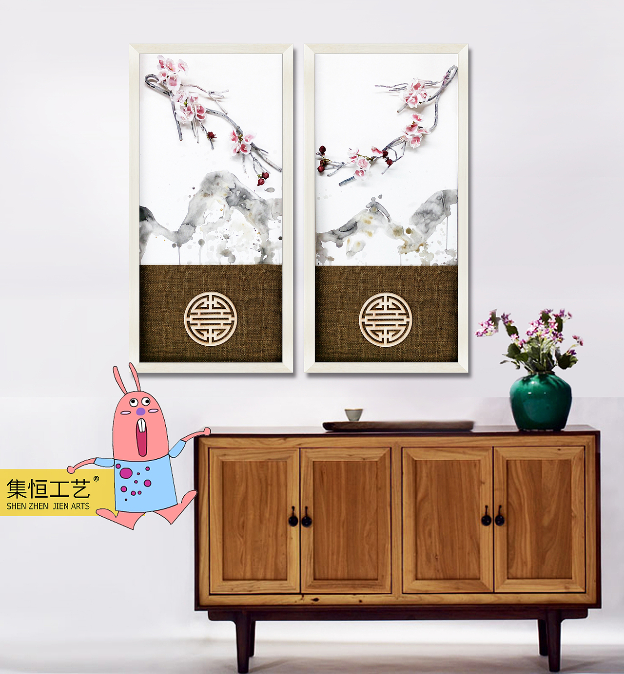 装饰画、墙面设计（图ZNjA1NTIyMjQ=） - 工艺品设计 - 站酷设计师集恒工艺实物画原创素材 - 站酷ZCOOL