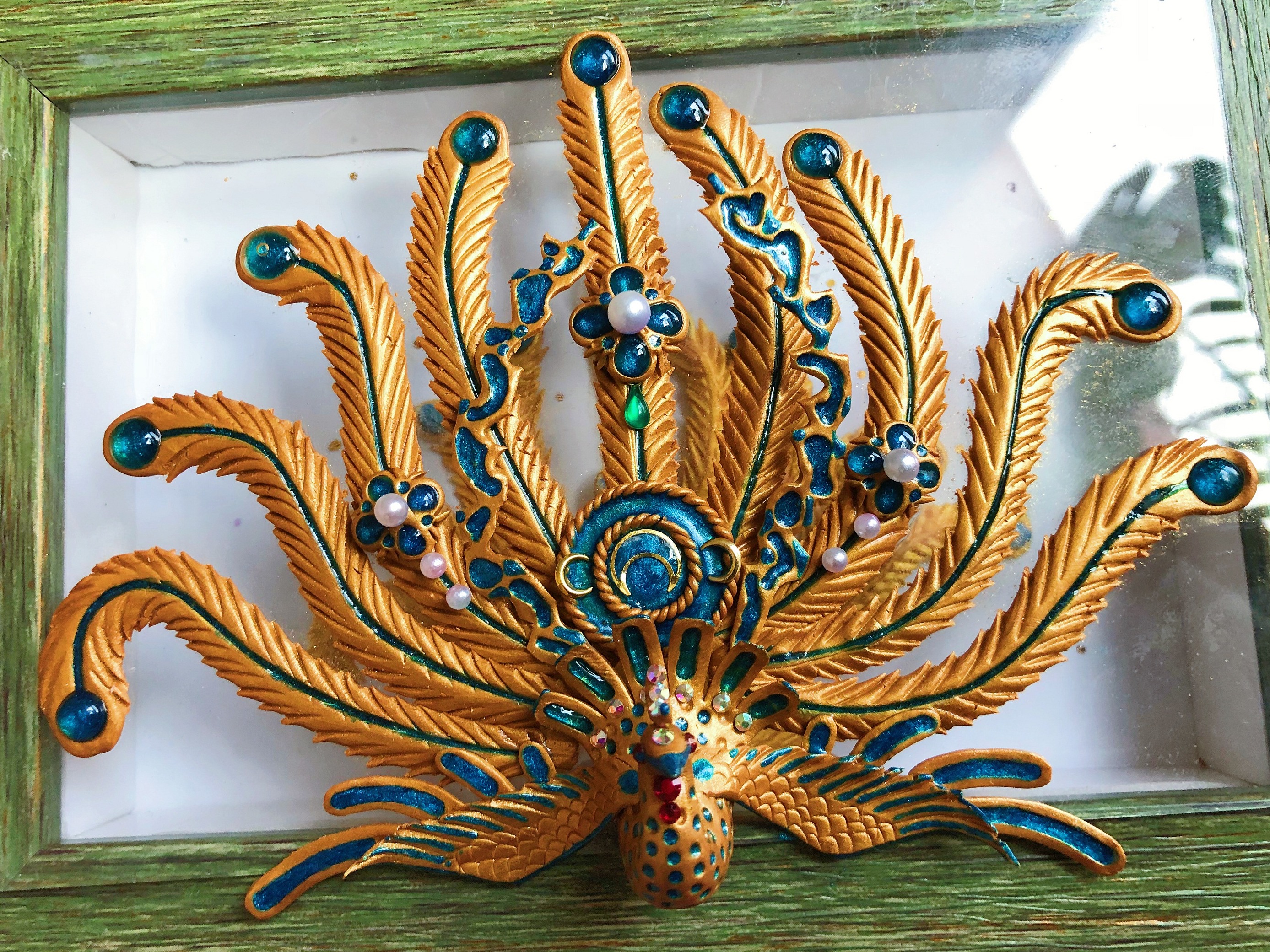 软陶制作凤凰一只^_^_大水墙-站酷zcool