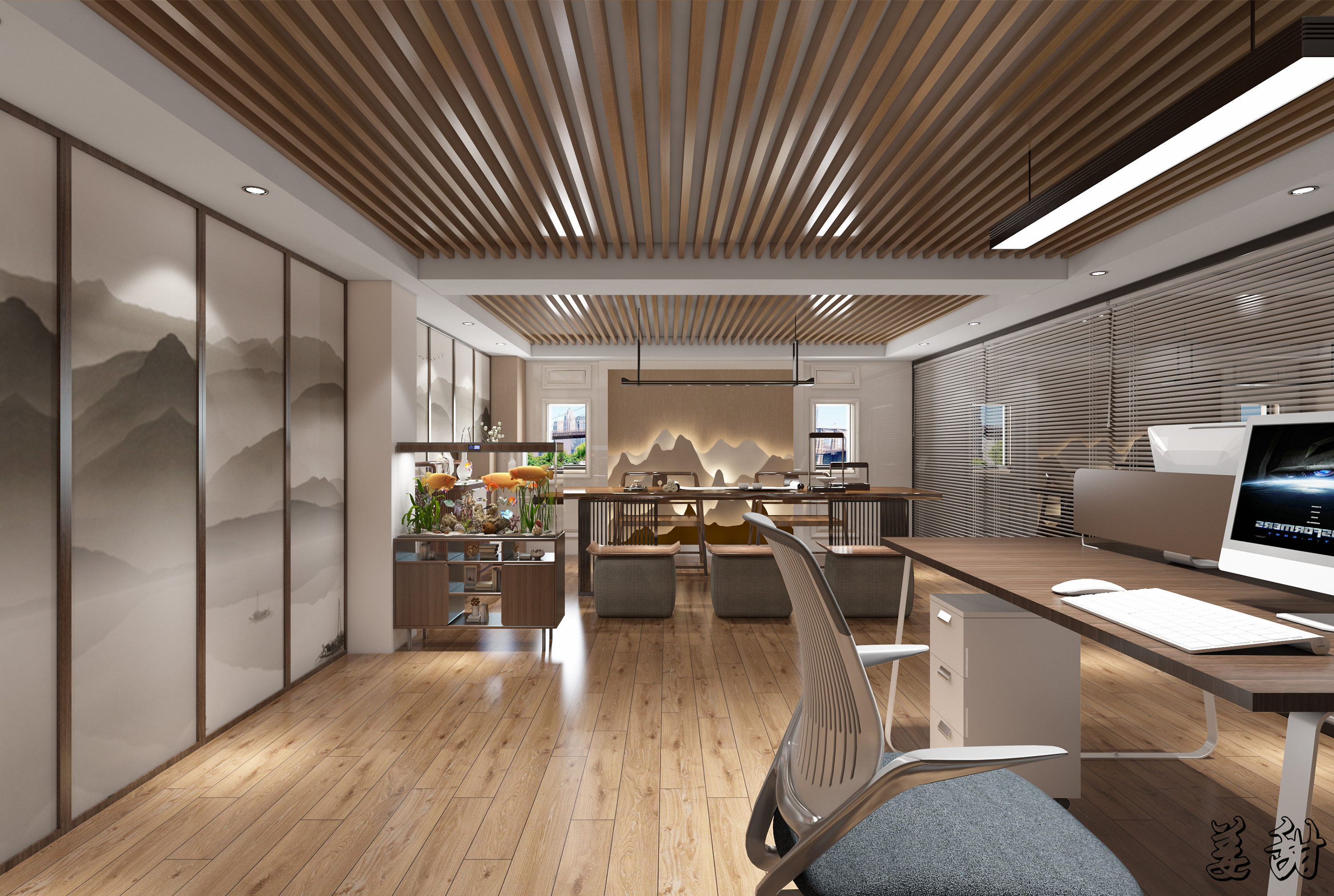 办公室|空间|商业空间设计|jiang姜甜 - 原创作品 - 站酷 (zcool)