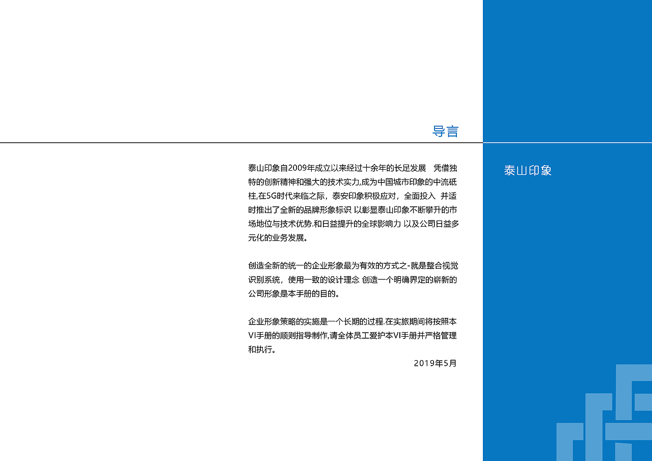 泰山印象企业vi