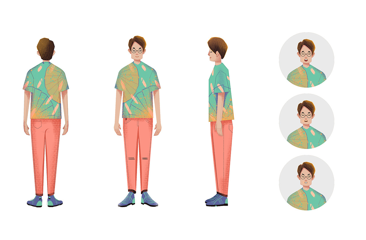 2020奔跑吧—动画宣传片人物设计（图ZMjExNTQ4NTcy） - 设定/分镜 - 站酷设计师llJerry原创素材 - 站酷ZCOOL