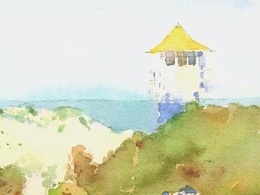 问藏：流光溢彩的建筑风景画《畫出水彩之旅》